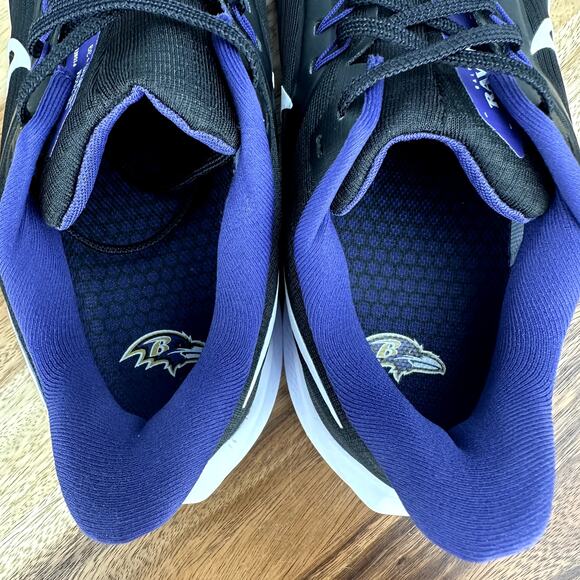 Nike Air Zoom Pegasus 39 Baltimore Ravens Running Shoes Men's Size 10 DR2043-001 - Picture 7 of 8